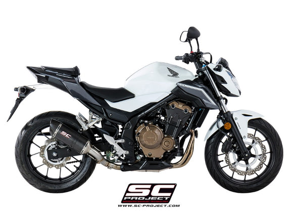 Honda CBR500R - 2017 - 2018 – SC-Project Oval carbon fibre exhaust