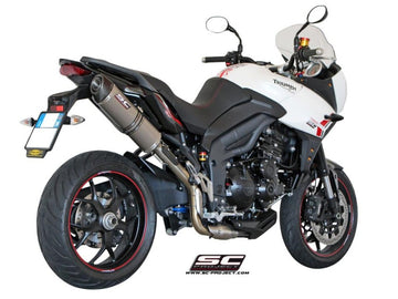 Triumph TIGER SPORT 1050 - 2013 - 2015 – SC-Project Oval titanium exhaust, high mount
