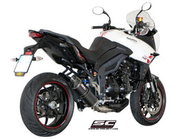 Triumph TIGER SPORT 1050 - 2013 - 2015 – SC-Project Oval carbon fibre exhaust, low mount