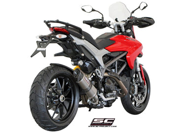 Ducati HYPERMOTARD 821 - 2013 - 2016 – SC-Project Oval titanium exhaust, low mount