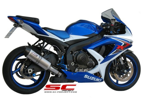 Suzuki GSX-R600 - GSX-R750 - 2008 - 2010 – SC-Project Oval titanium exhaust