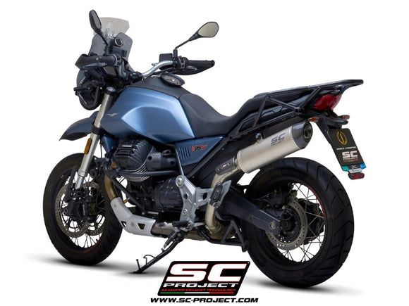 Moto guzzi V85 TT - 2021 - 2023 – SC-Project Oval titanium exhaust