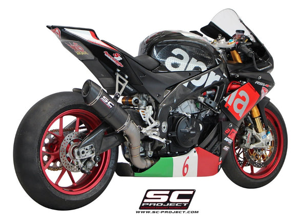 Aprilia RSV4 - 2015 - 2016 SC-Project Oval carbon fibre exhaust