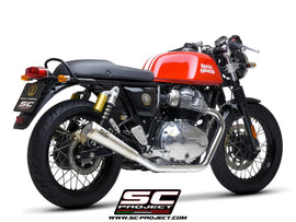 Royal enfield CONTINENTAL GT 650 - 2019 - 2025 – SC-Project Pair of Conico 70s stainless steel exhaust