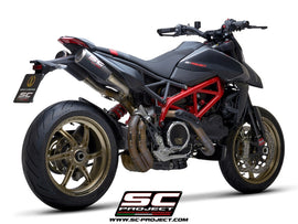 Ducati HYPERMOTARD 950 - RVE - SP - 2021 - 2025 – SC-Project Pair of CR-T M2 carbon fibre exhaust
