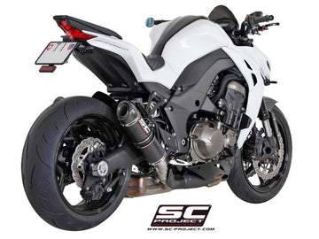 Kawasaki Z1000 - 2014 - 2016 – SC-Project Pair of GP-Tech carbon fibre exhaust