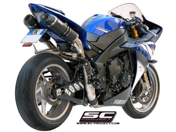 Yamaha YZF R1 - 2009 - 2014 – SC-Project Pair of Oval carbon fibre exhaust