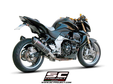 Kawasaki Z1000 - 2007 - 2009 – SC-Project Pair of Oval carbon fibre exhaust