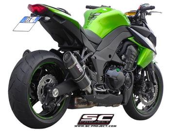 Kawasaki Z1000 - 2010 - 2013 – SC-Project Pair of Oval carbon fibre exhaust