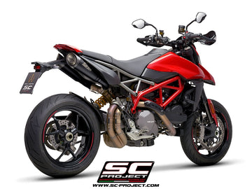 Ducati HYPERMOTARD 950 - RVE - SP - 2021 - 2025 – SC-Project Pair of S1 titanium exhaust, matt black