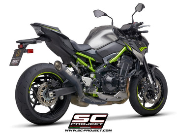 Kawasaki Z900 - 2020 – SC-Project S1 titanium exhaust, matt black