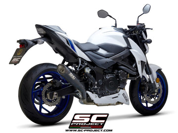 Suzuki GSX-S750 - 2017 - 2020 – SC-Project S1 titanium exhaust, matt black