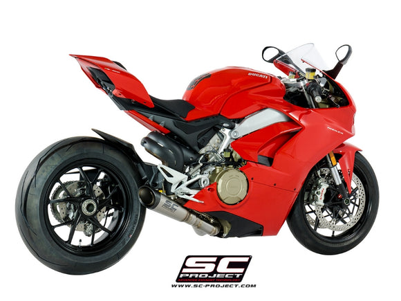 Ducati PANIGALE V4 - V4 S - 2019 - 2020 – SC-Project 2-1 Half-system titanium, with S1 titanium exhaust