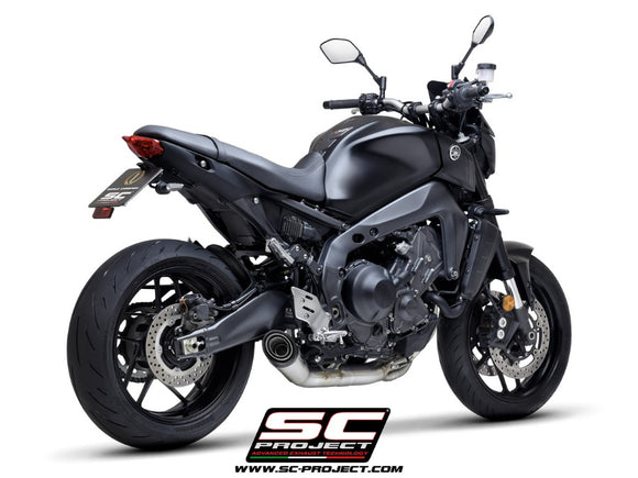 Yamaha MT-09 - 2021 - 2023 – SC-Project 3-1 Stainless steel full exhaust system, with S1 stainless steel exhaust