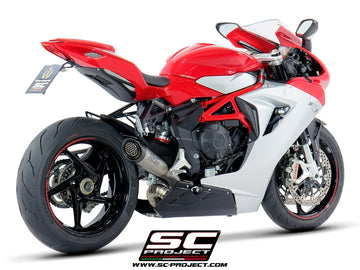 Mv augusta F3 675 - 2017 - 2022 – SC-Project S1 titanium exhaust, with welded sector link pipe
