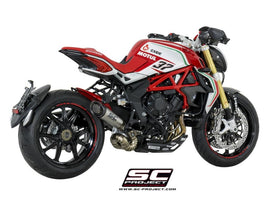 Mv augusta DRAGSTER 800 – SC-Project S1 titanium exhaust, with welded sector link pipe