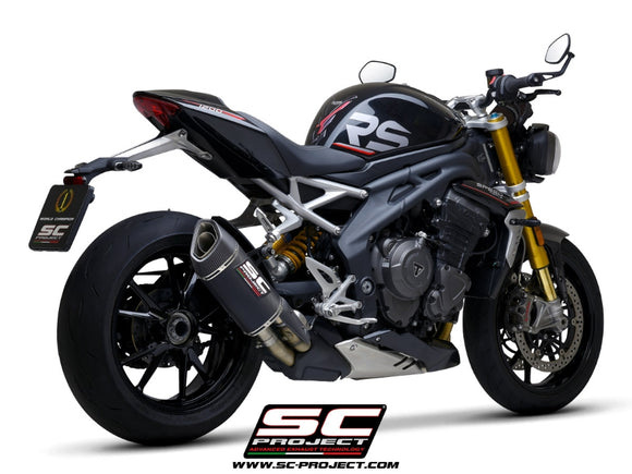 Triumph SPEED TRIPLE 1200 RS - 2021 - 2025 – SC-Project SC1-R GT carbon fibre exhaust