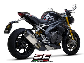 Triumph SPEED TRIPLE 1200 RS - 2021 - 2025 – SC-Project SC1-R GT titanium exhaust