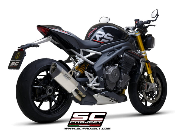 Triumph SPEED TRIPLE 1200 RS - 2021 - 2025 – SC-Project SC1-R GT titanium exhaust