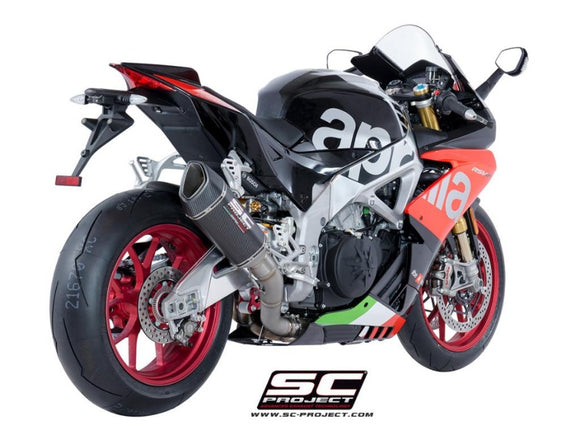 aprilia motorcycles sc project RSV4 - 2017 – SC-Project SC1-R carbon fibre exhaust