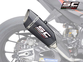 Aprilia RSV4 - 2021 - 2024 SC-Project SC1-R carbon fibre exhaust (250 mm), specific for SC-Project 4-2-1 full exhaust system