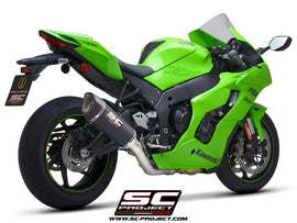 Kawasaki NINJA ZX-10R - RR - 2021- 2024 – SC-Project SC1-R carbon fibre exhaust, with de-cat link pipe