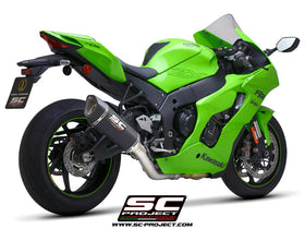 Kawasaki NINJA ZX-10R - RR - 2021- 2024 – SC-Project SC1-R carbon fibre exhaust, with de-cat link pipe
