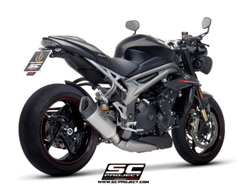 Triumph SPEED TRIPLE 1050 - 2018 - 2020 – SC-Project SC1-R titanium exhaust