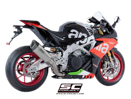 aprilia motorcycles sc project RSV4 - 2017 – SC-Project SC1-R titanium exhaust