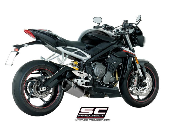 Triumph STREET TRIPLE 765 - 2017 - 2019 – SC-Project SC1-R titanium exhaust