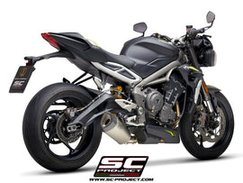 Triumph STREET TRIPLE S 660 - A2 - 2020 - 2022 – SC-Project SC1-R titanium exhaust
