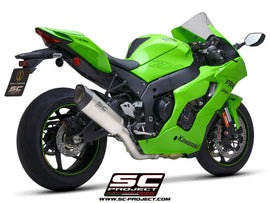 Kawasaki NINJA ZX-10R - RR - 2021- 2024 – SC-Project SC1-R titanium exhaust, with de-cat link pipe