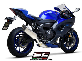 Yamaha YZF R7 - 2021 - 2025 – SC-Project 2-1 Stainless steel full exhaust system, with SC1-S titanium exhaust