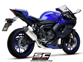 Yamaha YZF R7 - 2021 - 2025 – SC-Project 2-1 Stainless steel full exhaust system, with SC1-S titanium exhaust