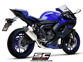 Yamaha YZF R7 - 2021 - 2025 – SC-Project 2-1 Stainless steel full exhaust system, with SC1-S titanium exhaust