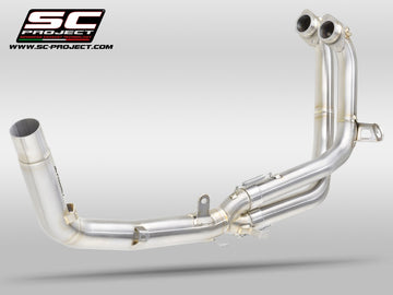 Aprilia TUAREG 660 - 2022 - 2024 SC-Project 2-1 Stainless steel headers, compatible with specific SC-Project range and OEM exhaust