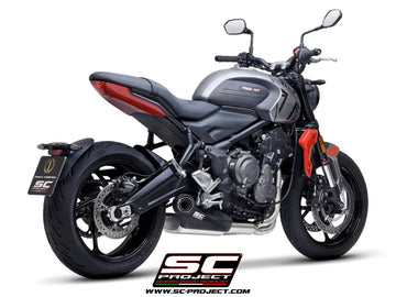 Triumph TRIDENT 660 - 2021 - 2024 – SC-Project 3-1 Stainless steel full exhaust system, with STR-1 exhaust