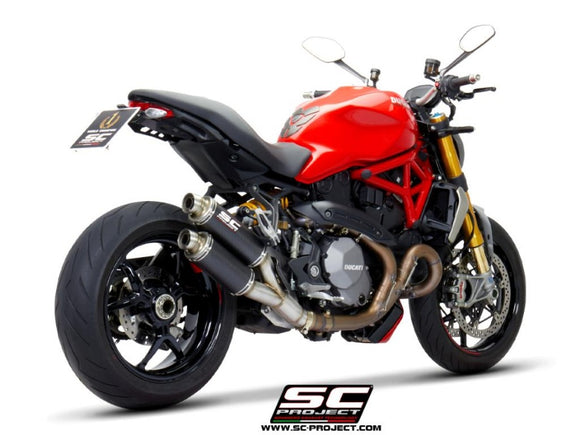 Ducati MONSTER 1200 - 2017 - 2021 – SC-Project Twin GP carbon fibre exhaust