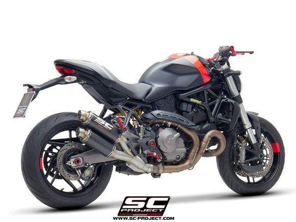 Ducati MONSTER 821 - 2018 - 2020 – SC-Project Twin GP carbon fibre exhaust