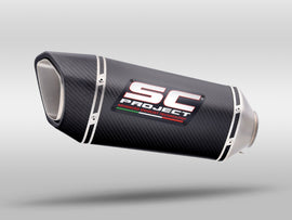 Yamaha TMAX 530 - 2017 - 2019 – SC-Project 2-1 Stainless steel full exhaust system, with SC1-R carbon fibre exhaust