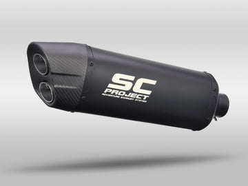 Triumph TIGER 850 - 2021 - 2024 – SC-Project Adventure titanium exhaust, matt black