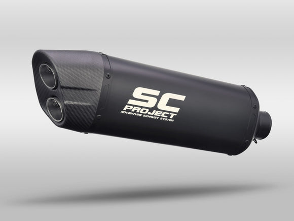 Triumph TIGER 900 - 2020 - 2023 – SC-Project Adventure titanium exhaust, matt black