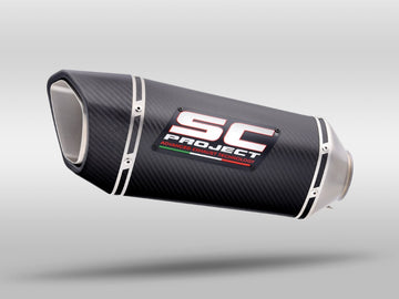 Triumph TIGER SPORT 1050 - 2016 - 2020 – SC-Project SC1-R carbon fibre exhaust, high mount