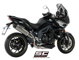 Triumph TIGER SPORT 1050 - 2016 - 2020 – SC-Project X-Plorer titanium exhaust, high mount