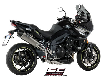 Triumph TIGER SPORT 1050 - 2016 - 2020 – SC-Project X-Plorer titanium exhaust, high mount
