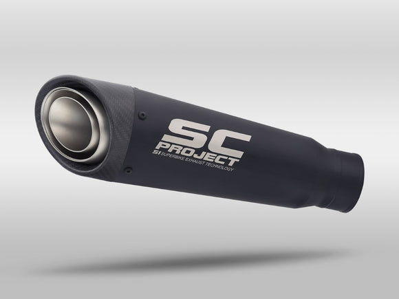 Suzuki GSX-S1000 - 2017- 2020 – SC-Project S1 stainless steel exhaust, matt black