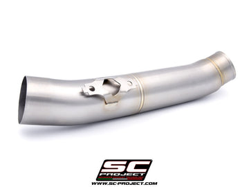Yamaha TMAX 560 - 2022 - 2024 – SC-Project De-cat link pipe stainless steel, compatible with SC-Project headers
