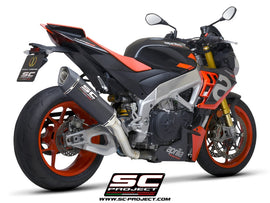 Aprilia TUONO V4 - 2021 - 2024 SC-Project SC1-R carbon fibre exhaust (350 mm)
