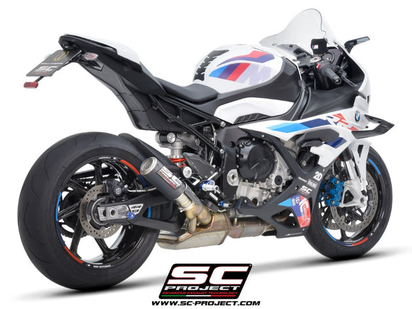 BMW S 1000 RR - 2023 - 2024 – SC-Project CR-T carbon fibre exhaust, with stoneguard grid