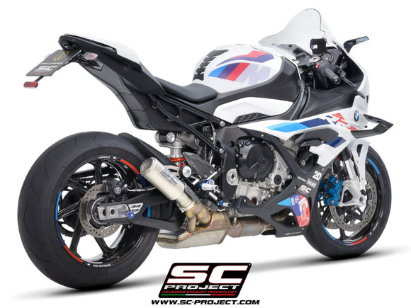 BMW S 1000 RR - 2023 - 2024 – SC-Project CR-T titanium exhaust, with stoneguard grid